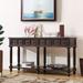 Retro Console Table Entryway Table 58" Long Sofa Table