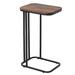 C Shaped End Table, 26.6 inches High Small Side Table for Couch Sofa Bed, Tall Tv Tray Table for Living Room, Bedroom