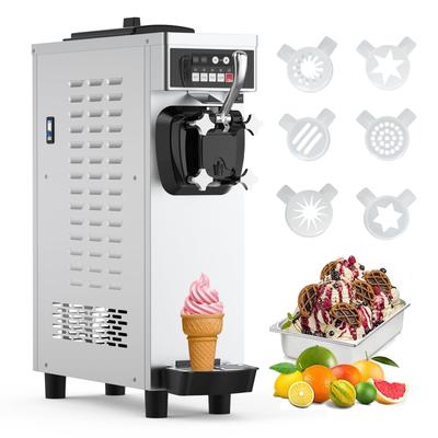 Soft Serve Ice Cream Machine - 4.7 to 5.8 Gal/H, LCD Touch Screen, 1200W