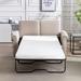2-in-1 Pull Out Loveseat Sleeper Sofa Bed with Premium Twin Mattress