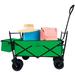 Camping Trolley Foldable Mobile Hand-pulled Truck Outdoor Shopping Stall Table Picnic Lightweight Trailer Sports Wagon