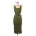 Divided by H&M Casual Dress - Midi: Green Dresses - Women's Size Medium