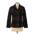 Yansi Fugel Jacket: Burgundy Plaid Jackets & Outerwear - Women's Size Medium