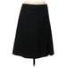 United Colors Of Benetton Wool Skirt: Black Solid Bottoms - Women's Size 46