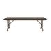 Correll, Inc. Rectangular Adjustable Folding Table Metal in White/Brown | 32" H x 72" L x 36" W | Wayfair CBZFA3672TF-01