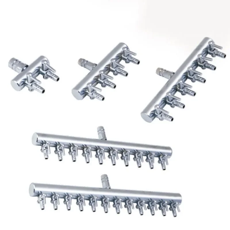 2 4 6 8 10 Wege Aquarium Luft verteiler ventil Aquarium Luftpumpe Durchfluss verteiler Pumpe Ventil Hahn hebel Steuersc halter ventil Image