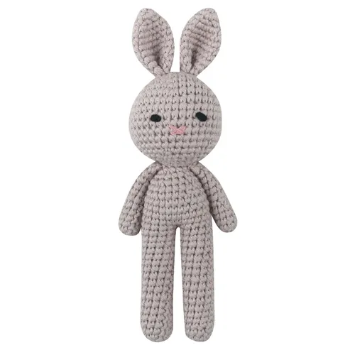 Handgemachte Baby Spielzeug Baumwolle Häkeln Bunny Niedlichen Stofftier Kaninchen Spielzeug