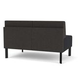 Lesro Luxe Lounge Reception Armless Loveseat | Wayfair LX1502.FBL-02AYSM.03SPMDBK.05SPMDBK