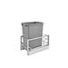 Rev-A-Shelf Double Pull Out Kitchen Trash Can w/Soft-Close in Gray | 19.0312" H x 22.9062" W x 17.9375" D | Wayfair 5349-15DM18-117