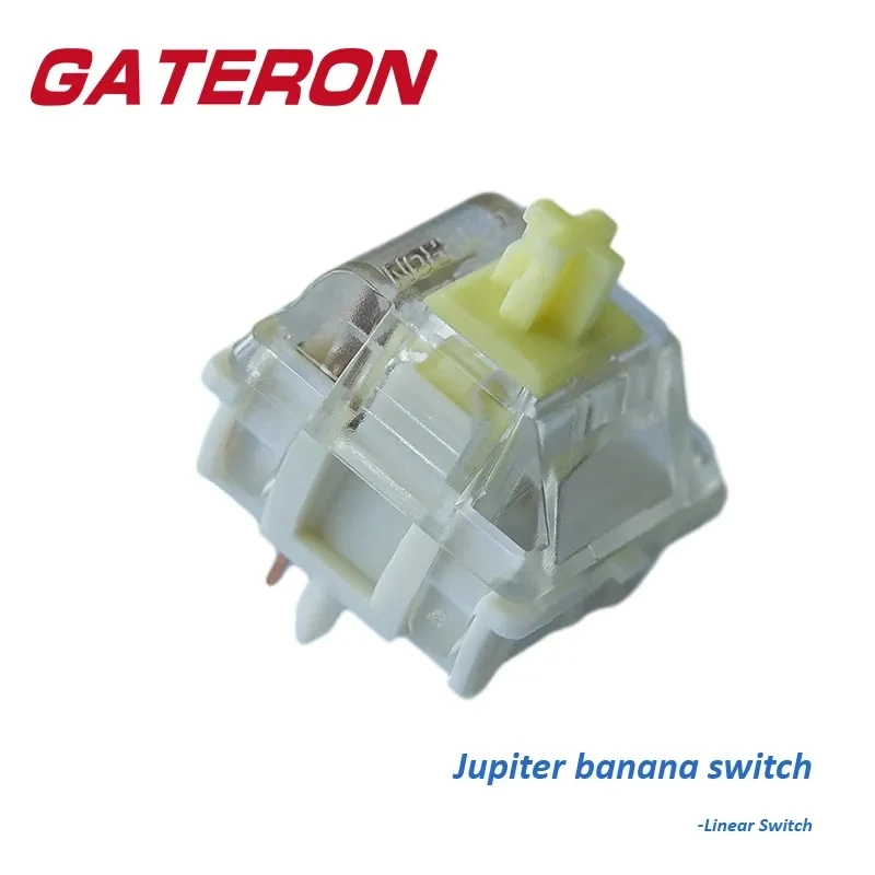Gateron Jupiter Banana Switch Tactile 5-polige SMD RGB vorgeschmierte Schalter für mechanische Gaming-Tastaturzubehör Image