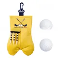 Innovative Golfball Tasche Tasche lustige Golf zubehör Säcke tragbare Golf taschen Knebel Geschenk