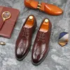 Handgemachte Herren Oxford Schuhe Designer Brogue Herren Lederschuhe Luxus Mode Hochzeit Schuh Business Büro Herrenschuhe Größe 38-48