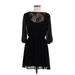 Iz Byer Casual Dress: Black Dresses - Women's Size Medium
