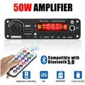 DC 12V 50W Amplificatore Bluetooth 5.0 Lettore MP3 Scheda di decodifica Radio FM TF USB 3.5mm Modulo AUX Ricevitore Bluetooth Kit per auto Audio