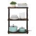 17 Stories Armarni 23.58" W Manufactured Wood Shelving Unit Wood in Brown | 29.61 H x 23.58 W x 11.61 D in | Wayfair