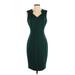 Calvin Klein Casual Dress: Green Dresses - Women's Size 8
