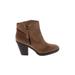 Enzo Angiolini Ankle Boots: Brown Shoes - Women's Size 9