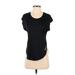 Nike Active T-Shirt: Black Activewear - Women's Size Small