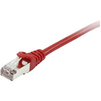 Equip 605521 RJ45 Netzwerkkabel, Patchkabel cat 6 s/ftp 2.00 m Rot vergoldete Steckkontakte 1 St. Image