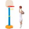 Canestro da Basket per Bambini, Tabellone con Base Stabile, Canestro Bambini con 5 Altezze