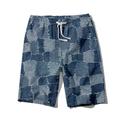 Color Block Print Men's Board Shorts Hawaiian Shorts Swim Trunks Drawstring with Mesh lining Elastic Waist Holiday Beach Clothing