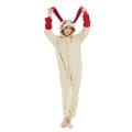 Erwachsene Kigurumi-Pyjamas Nachtwäsche Hai Hase Kaninchen Snorlax Zeichen Pyjamas-Einteiler Lustiges Kostüm Flanell Cosplay Für Herren und Damen Karneval Tiernachtwäsche Karikatur