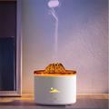 Mini humidificateur d'air avec flamme de méduse volcanique, diffuseur d'arôme, huile essentielle de méduse pour brume de parfum de maison