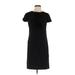 Banana Republic Casual Dress - Shift: Black Solid Dresses - Women's Size 4