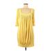 Catherine Malandrino Casual Dress: Yellow Dresses - Women's Size 6