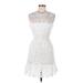 Romeo & Juliet Couture Cocktail Dress: White Dresses - Women's Size Medium