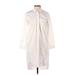 Gap Casual Dress - Shirtdress: Ivory Dresses - Women's Size Small