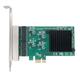 WINDLAND Pci-E X1 Gigabit Network Card Pci-Express 4 Port Network Card Rtl8111H Lan Card 2500M LAN Adapter Network Card