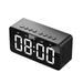 WEMDBD 3 In 1 Alarm Clock Digital Clock With Bluetooth Speaker Loudspeaker For PC Mirror Big LED Display Hands Free Calls Support Card AUX