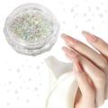 Besaacan Nail Accessorie on Saleï¼� Fingernail Pearl Round Size Mixed Pearl Ballet Pearl Nail Jewelry Multipurpose Face Makeup Pearl Decoration Nail Care G