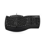 Perixx PERIBOARD-512 Wired Ergonomic Split Keyboard with 7 Multimedia Keys & Integrated Wrist Rest Black