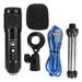 Professional Capacitance USB Microphone Recording Mini Portable MIC Set Plug and Play