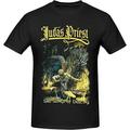 Judas Priest Official Mens Shirt Short Sleeve Crew Neck Shirts Men s Cotton Tee Shirt Black