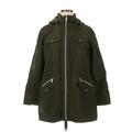 MICHAEL Michael Kors Jacket: Green Jackets & Outerwear - Women's Size X-Large