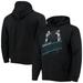 Men's Junk Food Black Carolina Panthers Star Wars Empire Pullover Hoodie