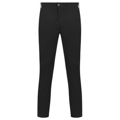 Trousers Kahua Stretch Cotton Chino Trousers in Jet Black - Kensington Eastside / XL - Tokyo Laundry