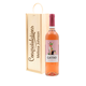 Personalised Fruity Rose Vinho Verde Rose Wine Gift " Congratulations " Wooden Gift Box