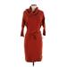 Eliza J Casual Dress - Sweater Dress: Orange Dresses - New - Women's Size 6