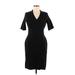 Ann Taylor Factory Casual Dress - Sheath: Black Dresses - Women's Size Medium Petite