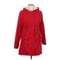 Coat: Red Jackets & Outerwear - Women's Size Large