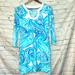 Lilly Pulitzer Dresses | Lilly Pulitzer Blue & White Pullover Dress Size Small Excellent Condition | Color: Blue/White | Size: S