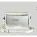 Madewell Bags | Madewell $158 The Toggle Flap Crossbody Bag Specchio Leather Silver Nm957 D | Color: Silver | Size: Mini