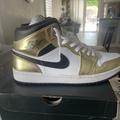 Nike Shoes | Air Jordan Shoes | Color: Black/Gold | Size: 12