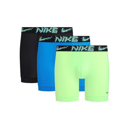 Boxer NIKE UNDERWEAR Gr. M (48), blau (photo blue/ vapor grn/ blk alcmy wb) Herren Unterhosen mit kontrastfarbenem Markenlabel