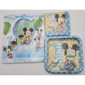 Disney Party Supplies | Disney Baby Mickey Mouse 1st Birthday Balloon Table Decoration Plates Napkins | Color: Blue | Size: Os