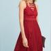 Anthropologie Dresses | Anthropologie Red Lace Dress | Color: Red | Size: 10
